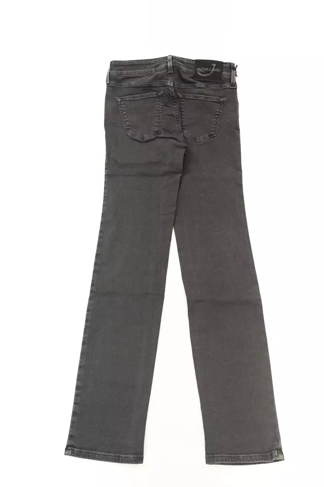 Black Cotton Women Jeans