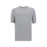 Brunello Cucinelli Ribbed T-Shirt