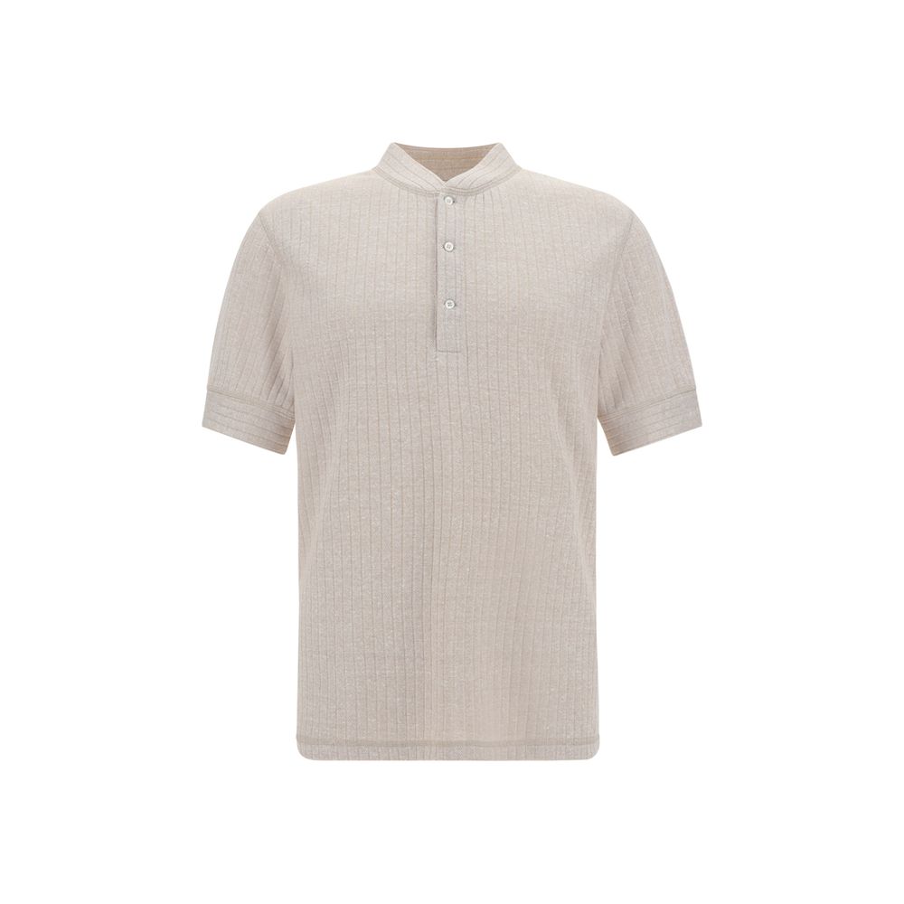 Brunello Cucinelli Linen Polo Shirt