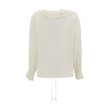 Chloé Silk Blouse with pleated details