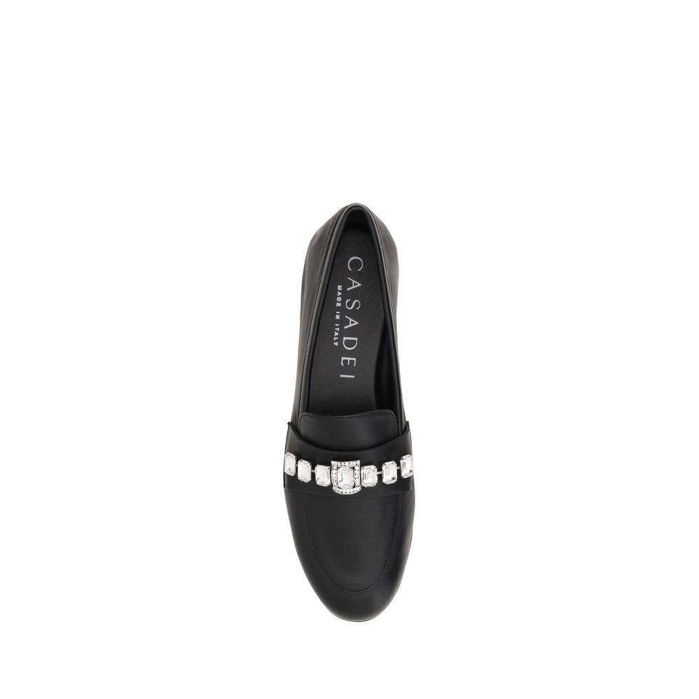 Casadei Loafers with sparkling embellishments