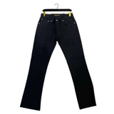 Black Cotton Jeans & Pant