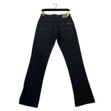 Black Cotton Jeans & Pant