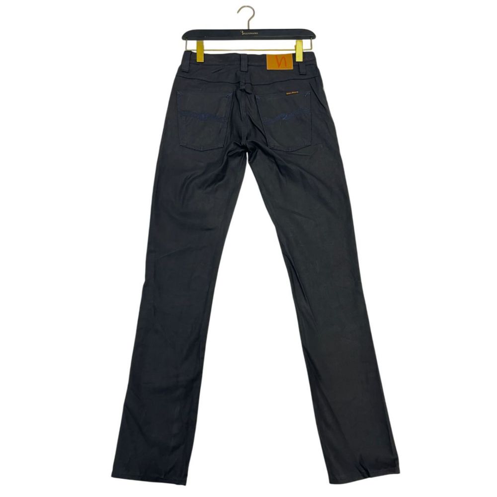 Black Cotton Jeans & Pant