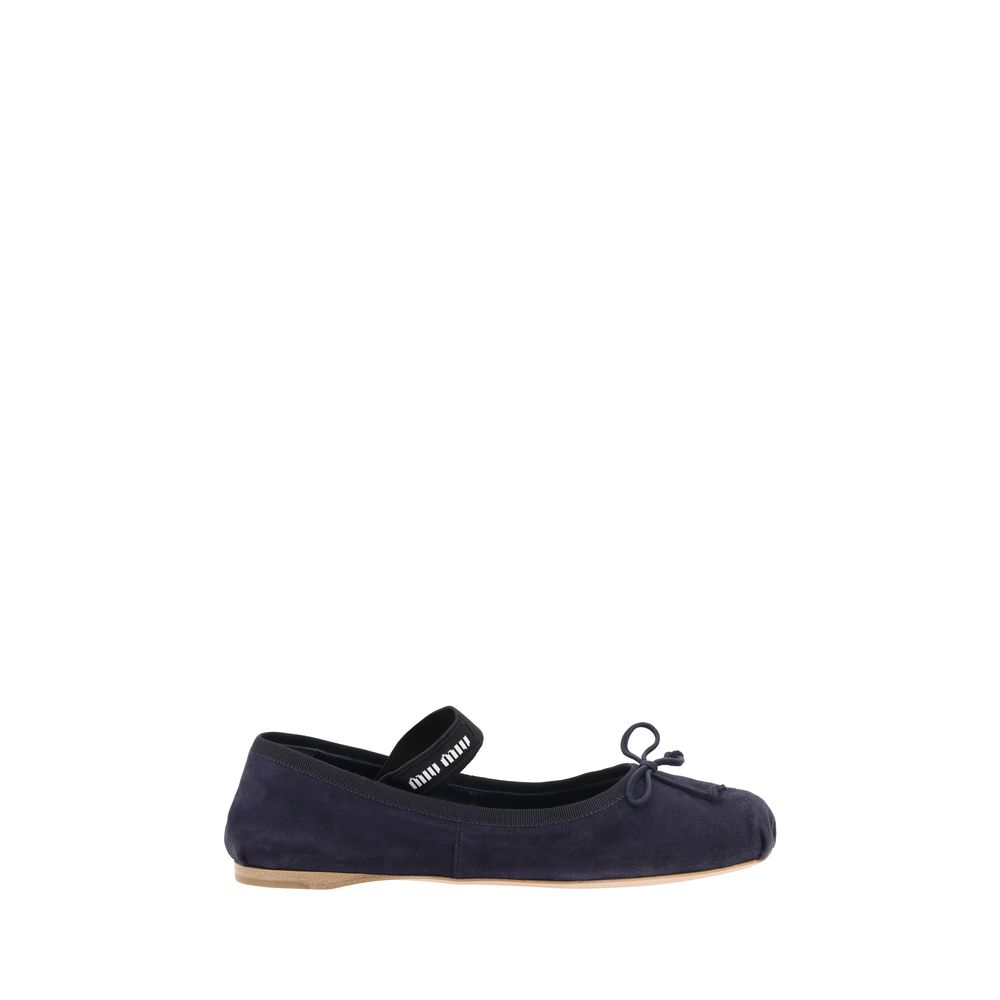 Miu Miu Suede Ballet Flats