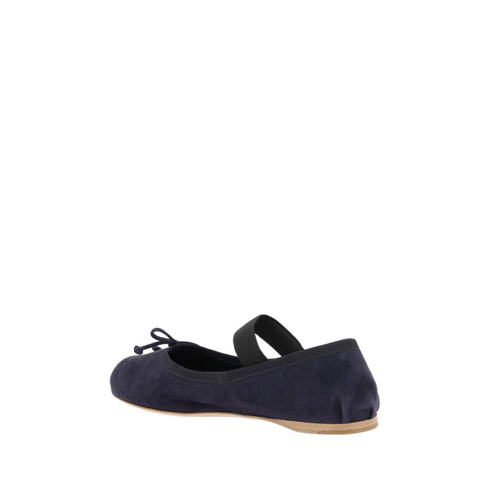 Miu Miu Suede Ballet Flats