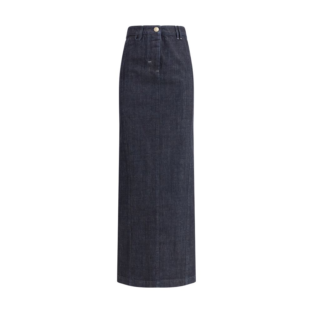 Jacquemus Pencil Denim Skirt