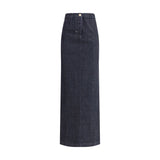 Jacquemus Pencil Denim Skirt