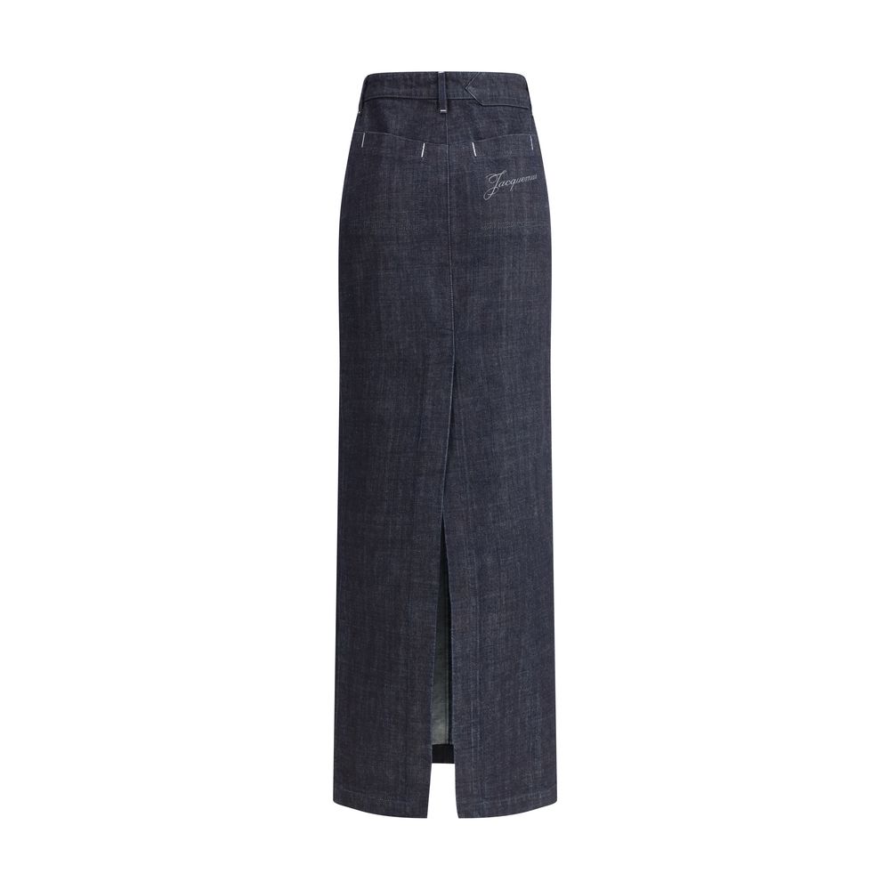 Jacquemus Pencil Denim Skirt