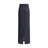 Jacquemus Pencil Denim Skirt