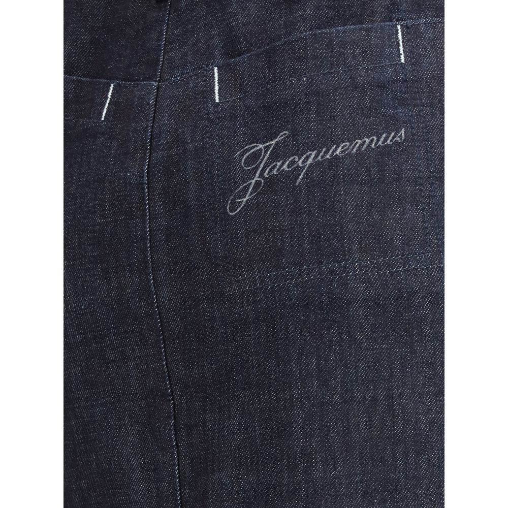 Jacquemus Pencil Denim Skirt