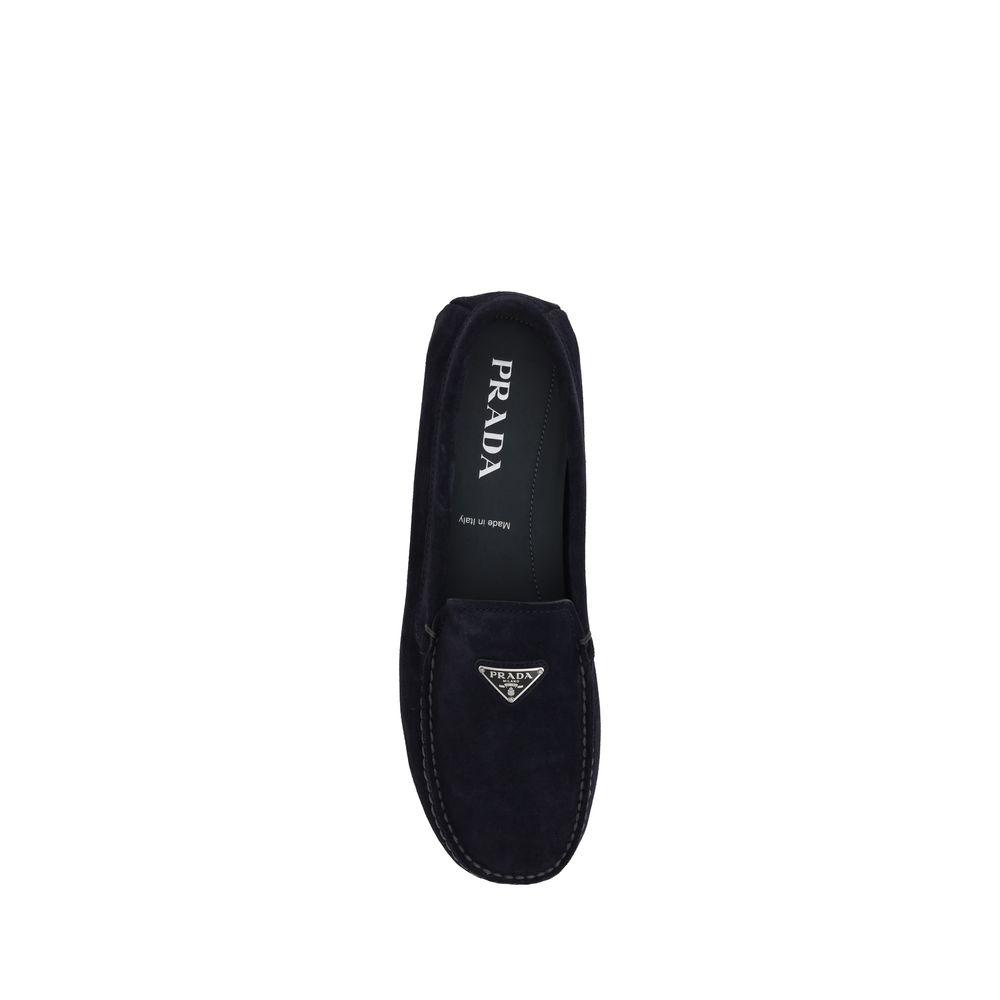 Prada Suede Loafers