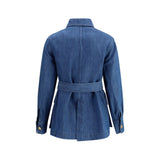 Valentino Belted Denim Jacket