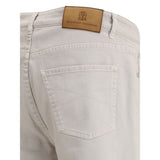 Brunello Cucinelli Jeans with turn-up hem